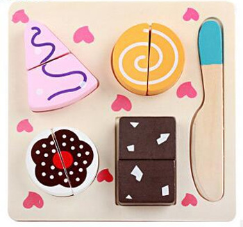 Casa de juego madera los niños juguetes fruta plana rompecabezas corte educación temprana cocina material didáctico Ventas Directas la fábrica