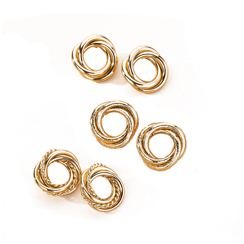 New Fashion Exaggerated Geometric Simple Retro Fashion Earrings For Women display picture 8