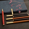 Wooden pen wooden signature pen Metropolis neutral pen mahogany signature pen high -end business men's gift writing customization