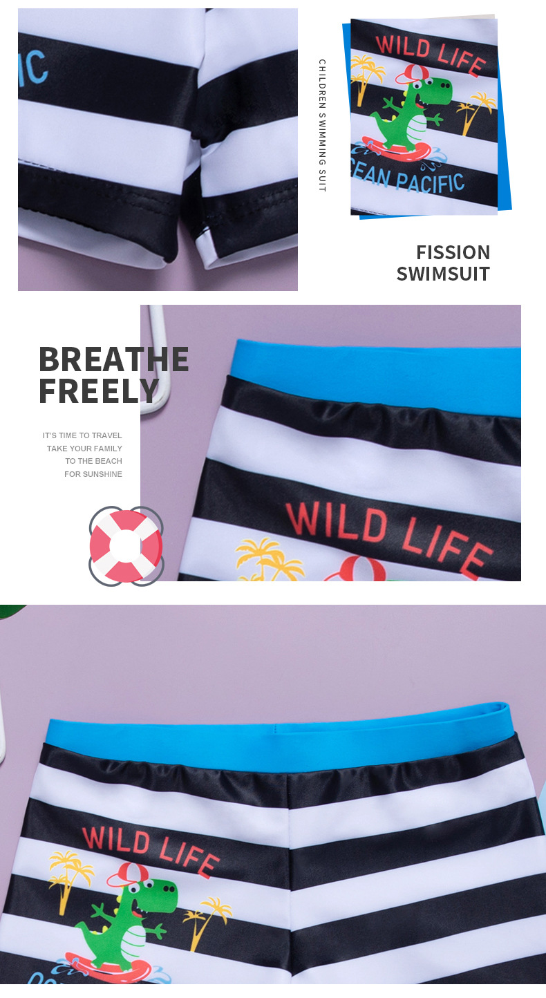 7-黑白条纹恐龙儿童泳裤-涤纶-90-120_08