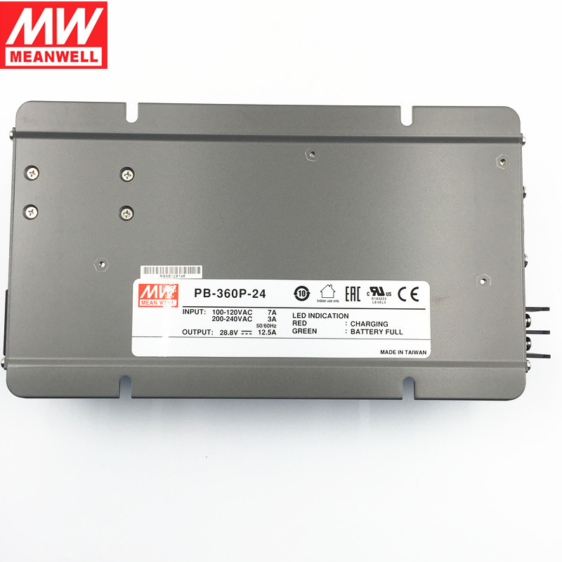 Taiwan Mingwei PB-360P-24 360 W28.8V12.5APFC optimized three-stage lead-acid battery charger