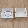 Factory wholesale 86 The bottom box type PVC Concealed box white 86 Junction box