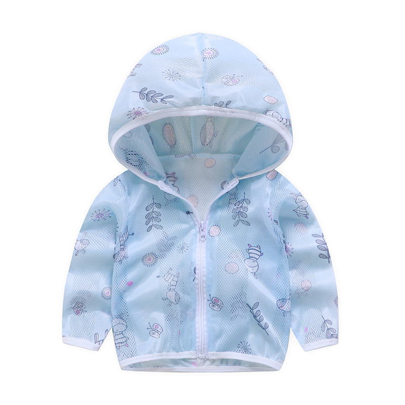 Children's sun proof clothing new summer coat children's sun proof clothing breathable light weight 2020 boy's skin suit outdoor