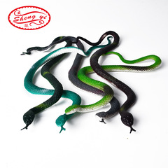 Cross-border Halloween Prank Props Rubber Simulation Snake Model Scary Trick Toy for Tourist Attractions – Fake Cobra Toys