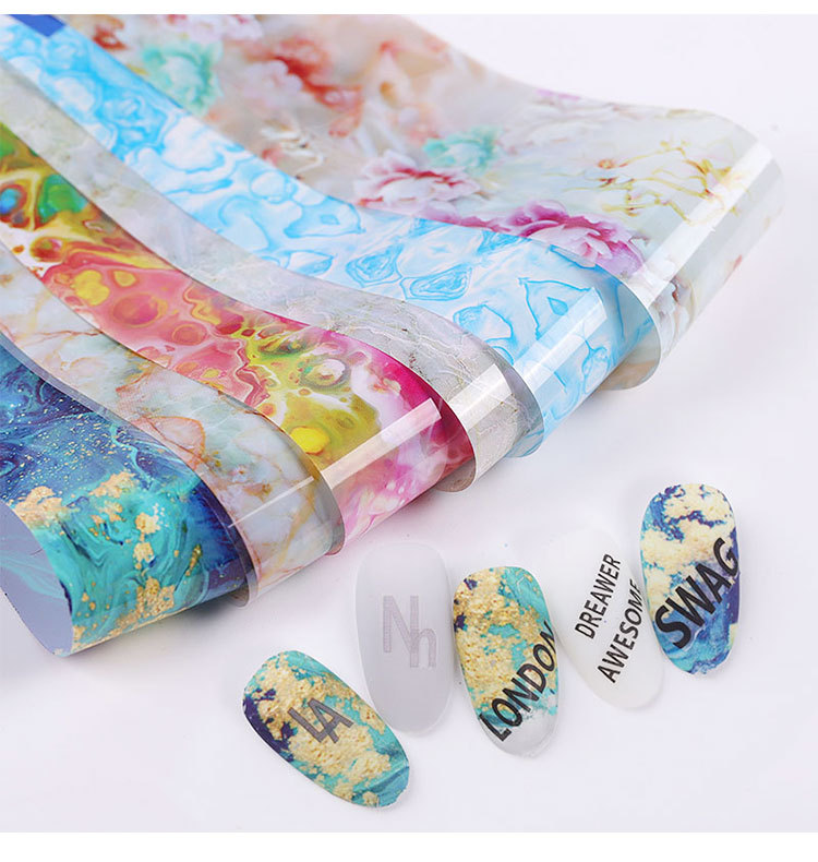 Fashion Starry Sky Paper Nail Decoration Accessories 1 Set Nail Supplies display picture 8