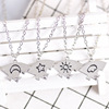 Metal universal fashionable pendant, necklace solar-powered for friend