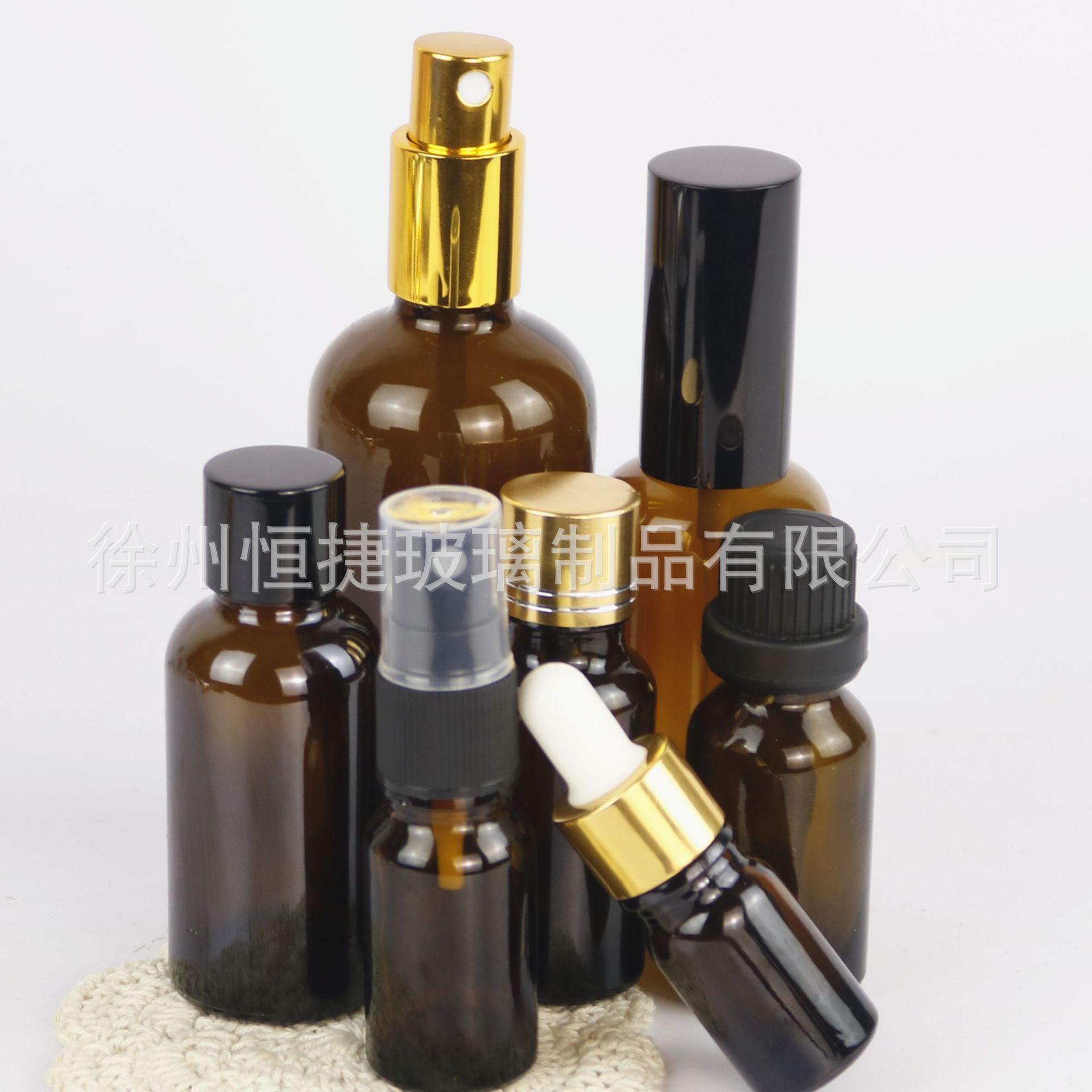 批发磨砂精油玻璃滴管瓶花篮盖钓鱼药瓶精华液原液分装瓶印刷定制