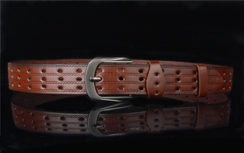 Classic Men's Pin Buckle Belt Simple And Versatile Business Style_voghion.com