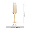 Wineglass, glossy crystal, golden cup