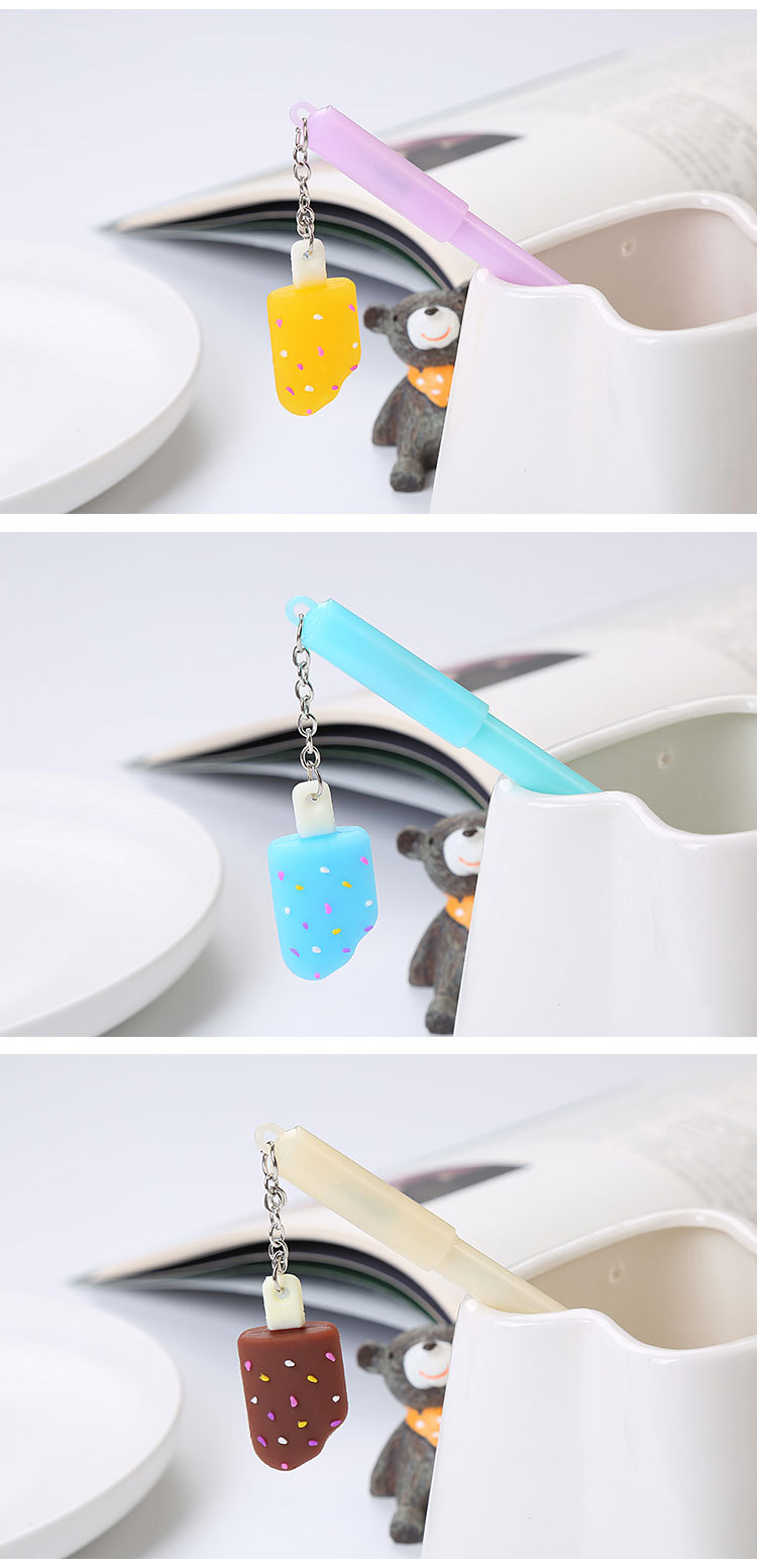 巧克力雪糕吊坠挂件中性笔_05