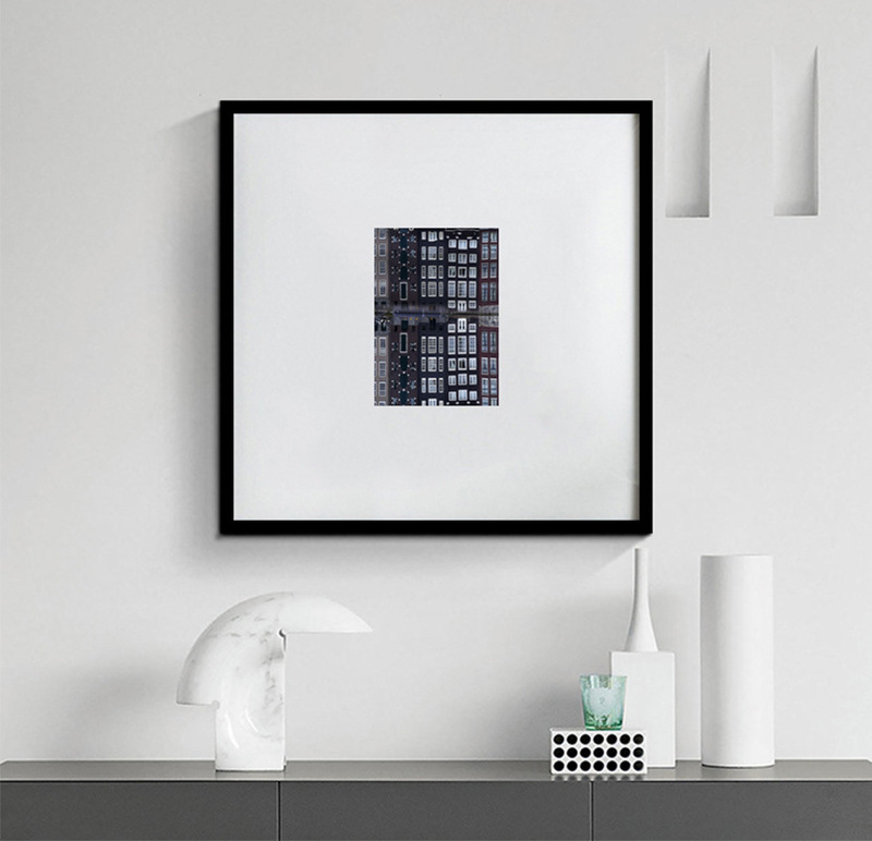 Square solid wood picture frame photo frame wall 33 38 30 40 45 50 60 customized any size customization