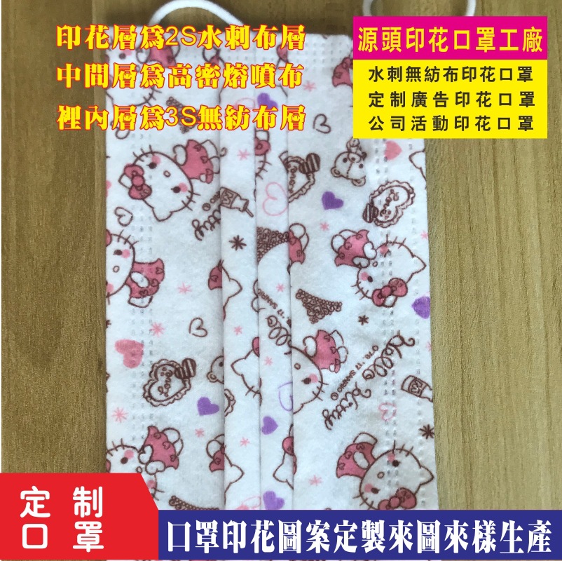 Clearance All kinds of printing Mask Cartoon Watercolor line 95 Melt blown cloth mask