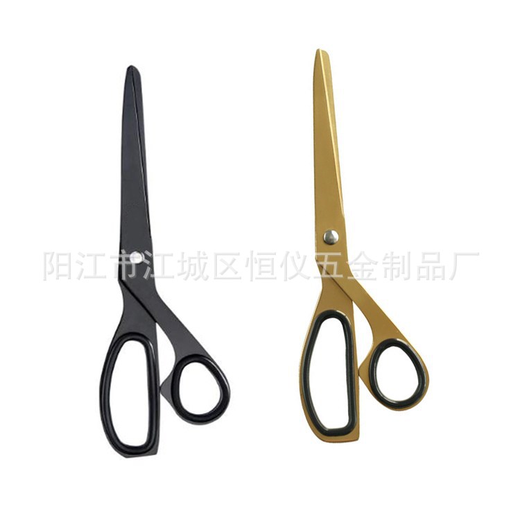 镀钛黑镀金剪