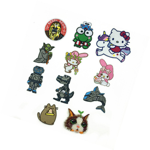 Direct Manufacturer Supply 2020 New Children's Cute Cartoon Fabric Patch Embroidery Patch DIY Fabric Patch Wholesale