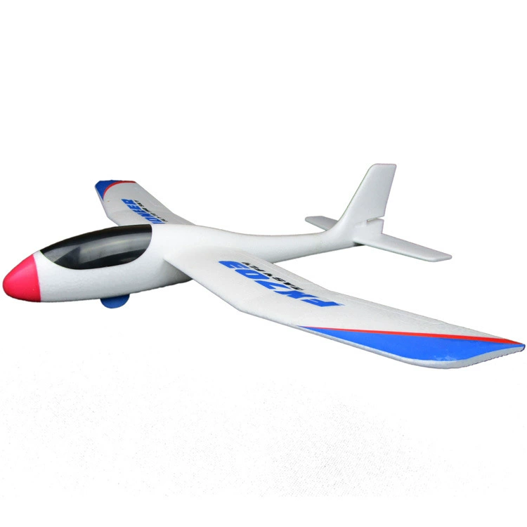 Big airplane from foam, toy, flashing light, handmade