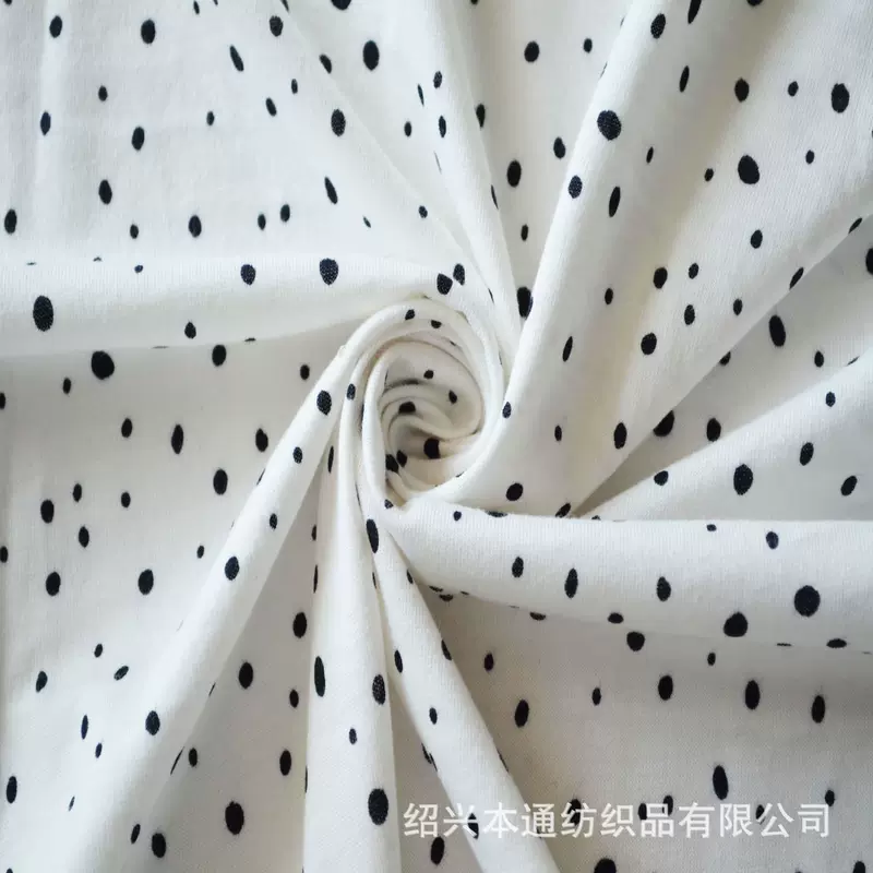 Коттон 26SJC 165GSM 165CM детская одежда вязаная ткань с принтом