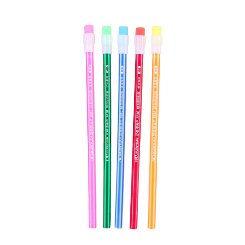HB Rubber Pencil Creative Large Barrel Continuous Lead Pencil for Students and Children, Drawing and Sketching Pen, Award Gift Stationery Wholesale