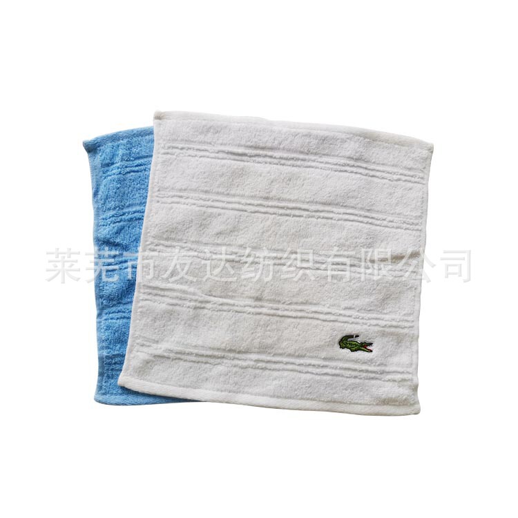 Daily order tail goods wholesale plain broken square scarf soft crocodile embroidery small square scarf gift square scarf