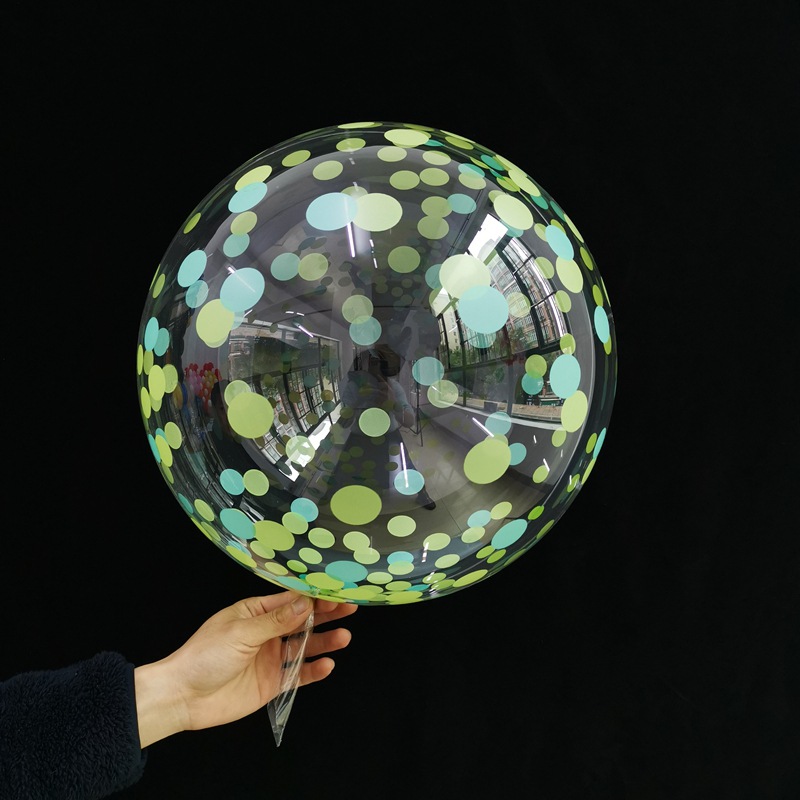 纸屑波波球绿色 (1)