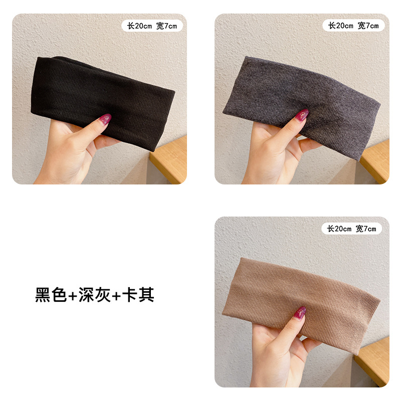 Ouyang Nana mismo estilo de banda de pelo de los deportes de las mujeres Red rojo todo partido sudor absorbente de salir corriendo de punto lavado de cara diadema pañuelo femenino