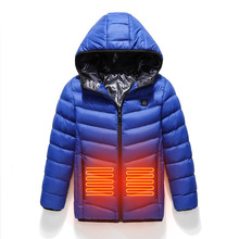 冬季童裝智能發熱棉衣2020新款韓版潮流外套USB充電棉襖廠家直銷