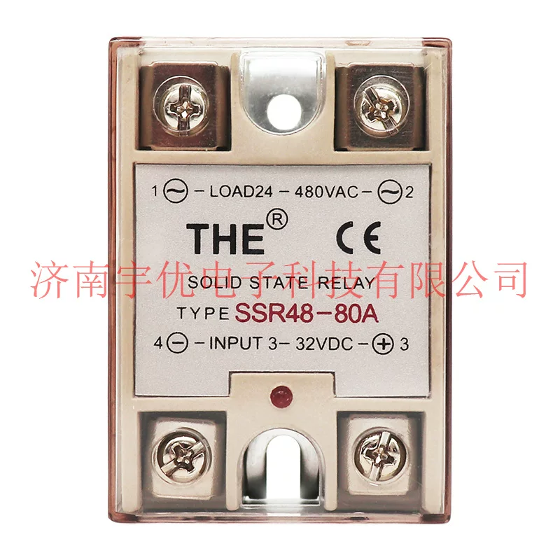 Однофазовый твердотельный реле SSR48-80A от Wuxi Tianhao, 480 В, новый оригинал