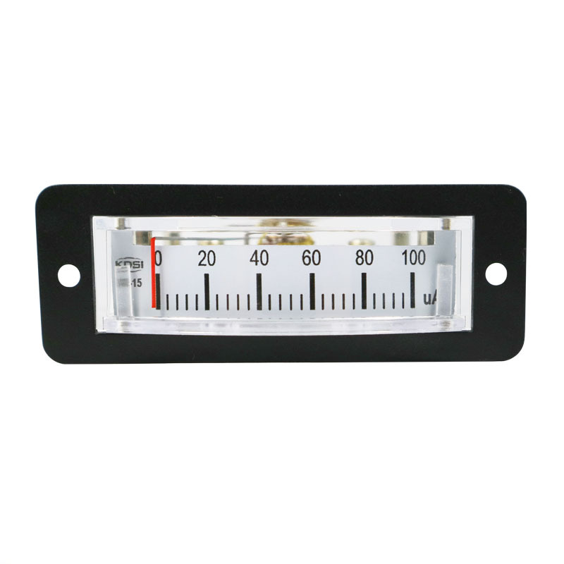 厂家供应 指针式槽型直流电流表BP-15 DC100uA 出口型电流表