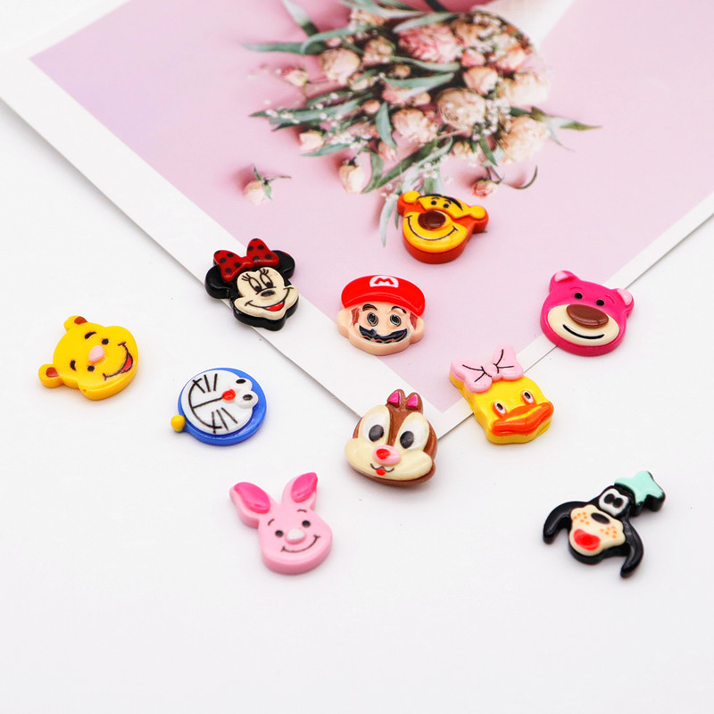 新款卡通树脂配件 手机壳DIY 儿童发饰材料贴片 动物饰品配件|ms
