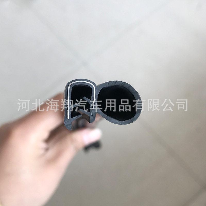 三元乙丙复合密封条 h型中间夹钢带胶条 u型复合龙骨条