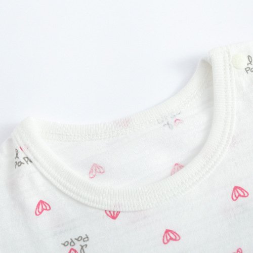 Two-piece infant short-sleeved short-sleeved clothing, new summer style, I love mom and dad, baby one-piece triangle short crawl suit