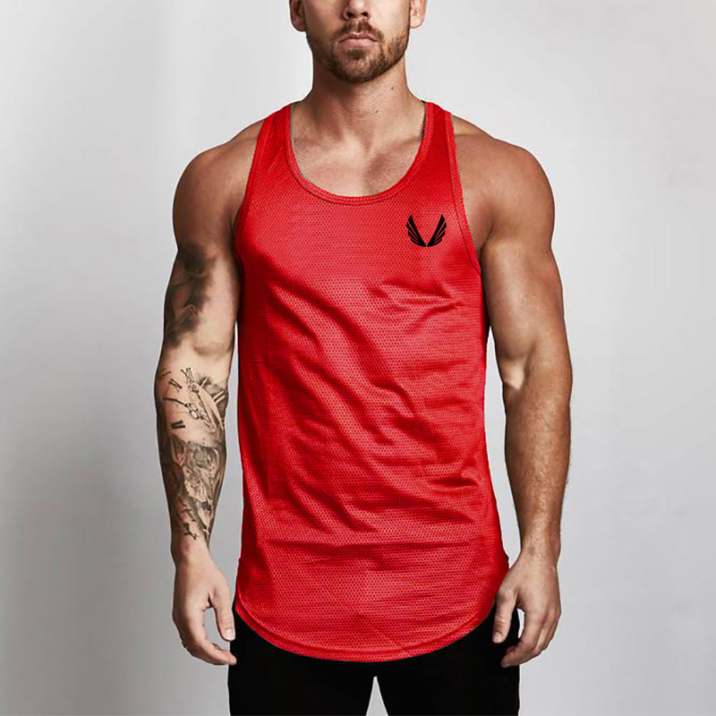 Summer breathable quick dry travel sports vest for gym