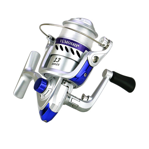YUMOSHI FF plastic head fishing reel fishing reel throwing rod spinning wheel sea rod raft rock fishing lure fishing gear spinning wheel with line