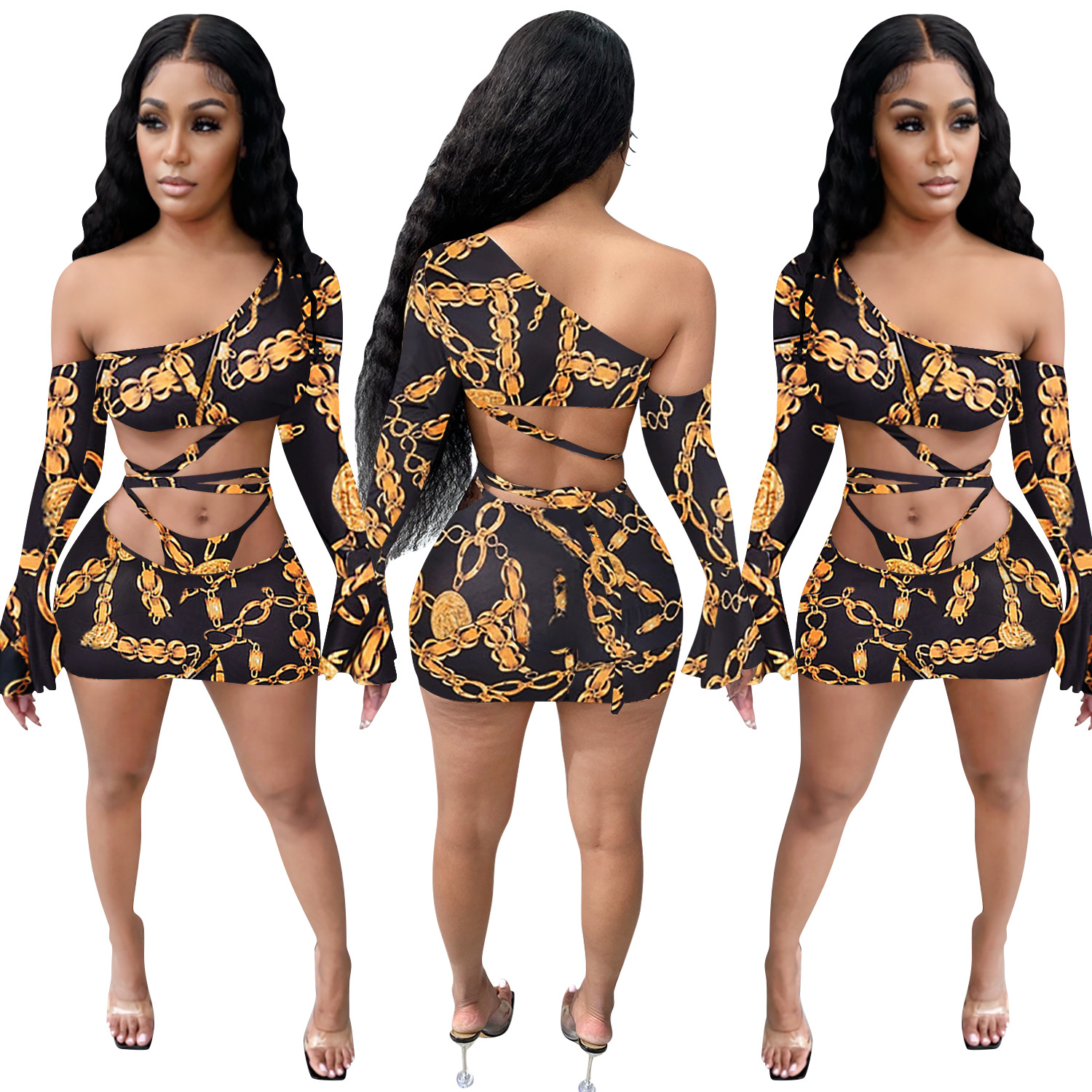 Title 17, Womens Strapping Retro Printed Mini Skirt. Get...