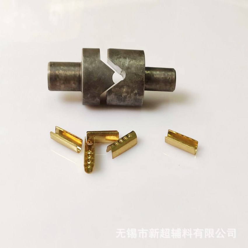 绳尾夹模具金属手压织带尾夹模具厂家定制手电压打扣机尾夹扣模具-阿里巴巴