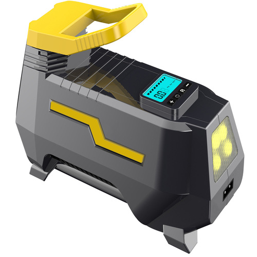 Car air pump digital display car home dual-purpose high-power multi-functional tire inflation LED lighting new style