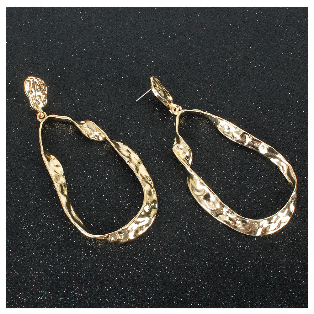Lady Fashion Ethnic Style Geometric Plating Metal No Inlaid Earrings display picture 4