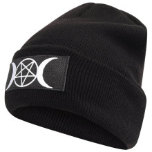 �W�����ǳ���GOTH beanie�̽�ᘿ�ñwicca��ů���^����ñ��ë��ñ