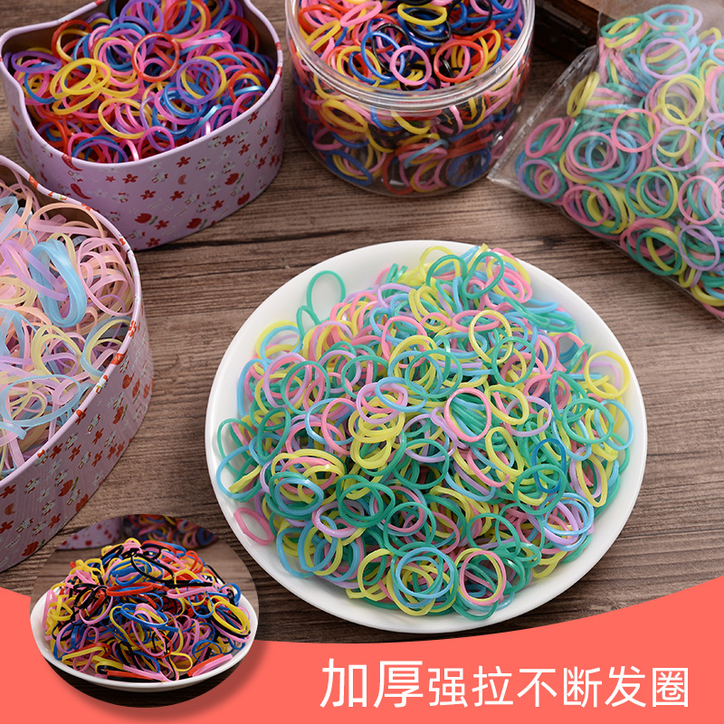 Children's Hair Accessories Little Girl Baby Girl's Thickened Hair Ring Small Hair Rope Disposable Rubber Band