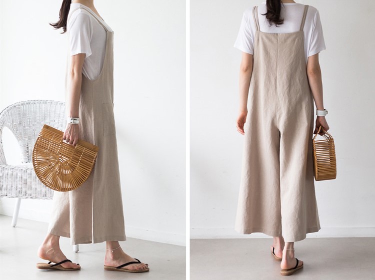 Title 10, Nuevo Mono holgado informal de pierna ancha de ...