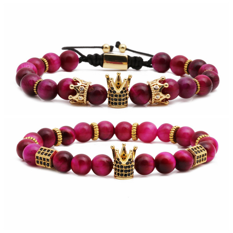 Conjunto Retro De Pulsera Con Cuentas Tejidas Negras display picture 1