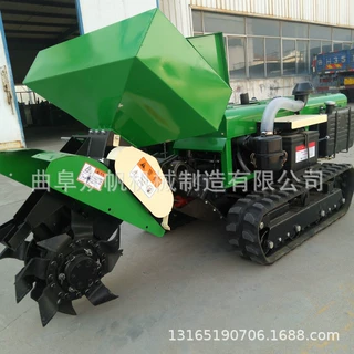 多功能履带式果树开沟机爬坡灵活多功能田园管理机果树开沟施肥机