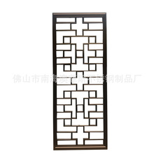 不锈钢中式花格屏风激光镂空图案格式移动折叠屏风厂家可定 做