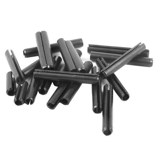 Black elastic pin open cylindrical pin spring steel GB879 hollow mechanical positioning pin shaft pin M2M2.5M3