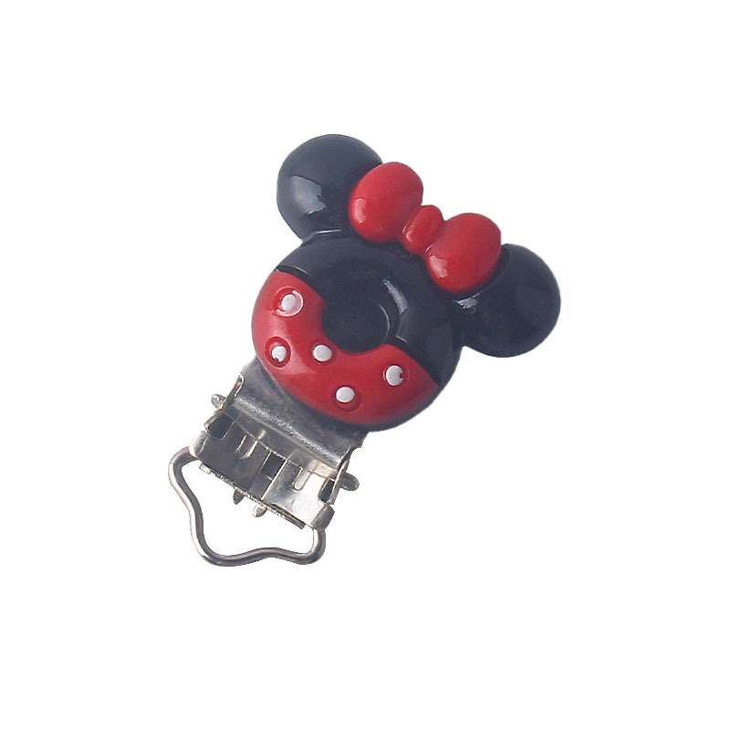 Bebé suministros de dibujos animados animal forma pezón clip DIY joyería bebé molar pezón clip Accesorios