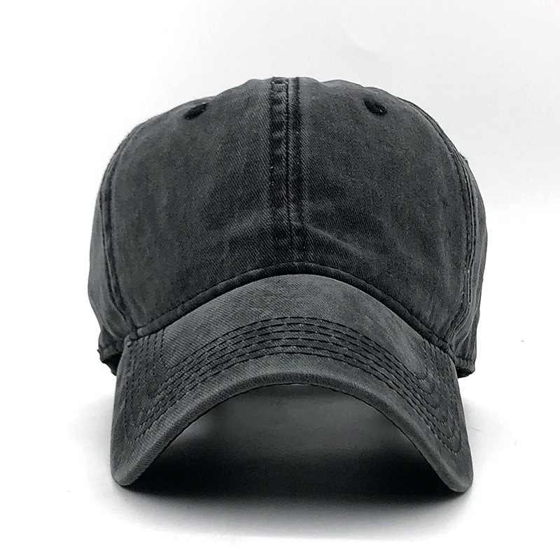 Unisex-Baseballkappe aus Baumwolle im Used-Look, schlichtes Design mit Aufdruck, verstellbar, ideal für Outdoor-Aktivitäten im Frühling, Sommer, Herbst und Winter._voghion.com