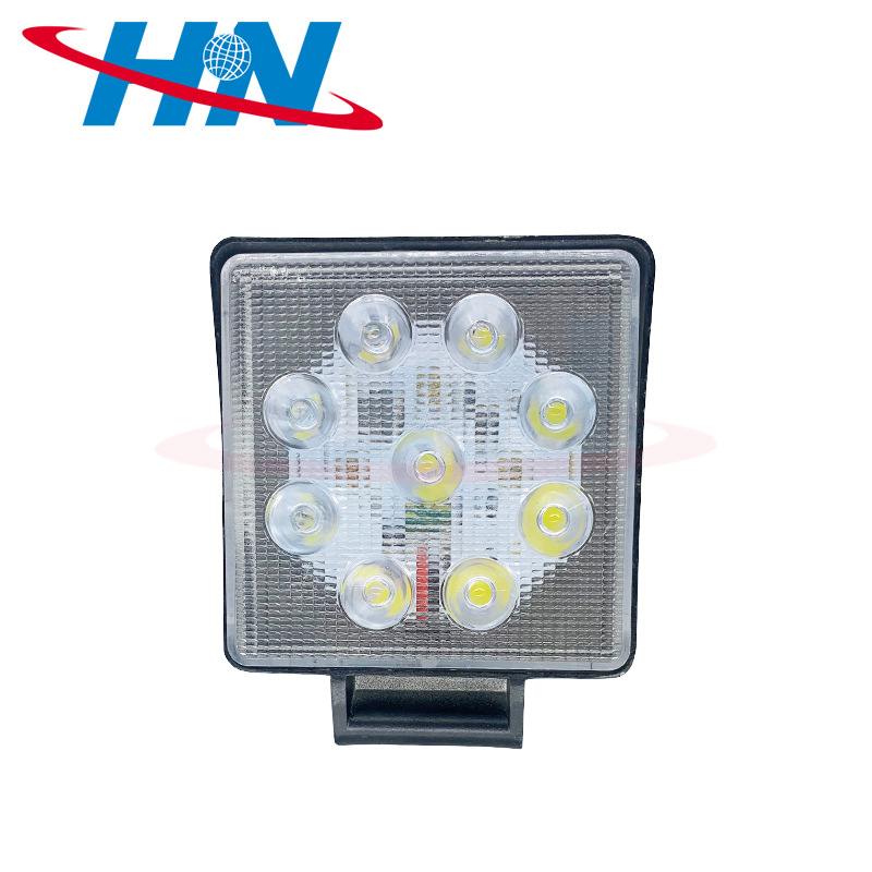 27W 9led ingeniería vehículo motocicleta piezas de automóviles luz de trabajo fuerte luz de iluminación