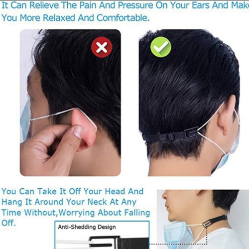 Adjustable strap face mask extension strap to prevent tightening good item ear protection hook to wear mask to prevent ear tightening and pain