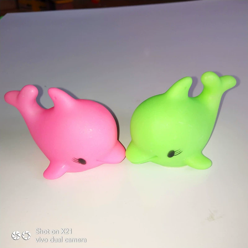 Светящийся ночной свет с цветной сменой, LED-батарейка, assorted милые фигуры, 6–8 см, AG10 x3