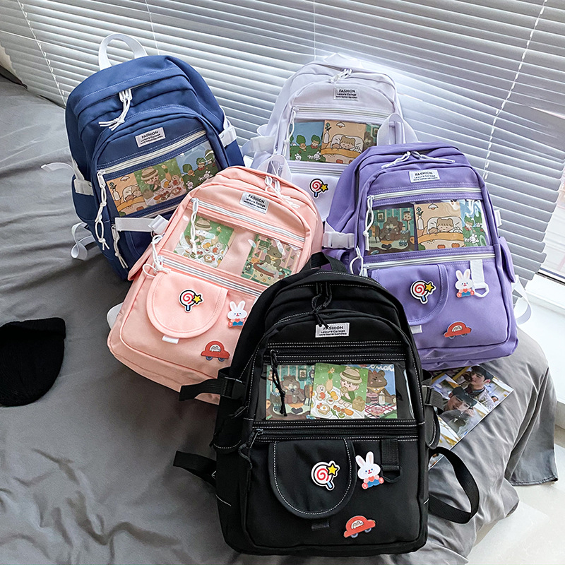 Cute Transparent Funny Soft Backpack display picture 132