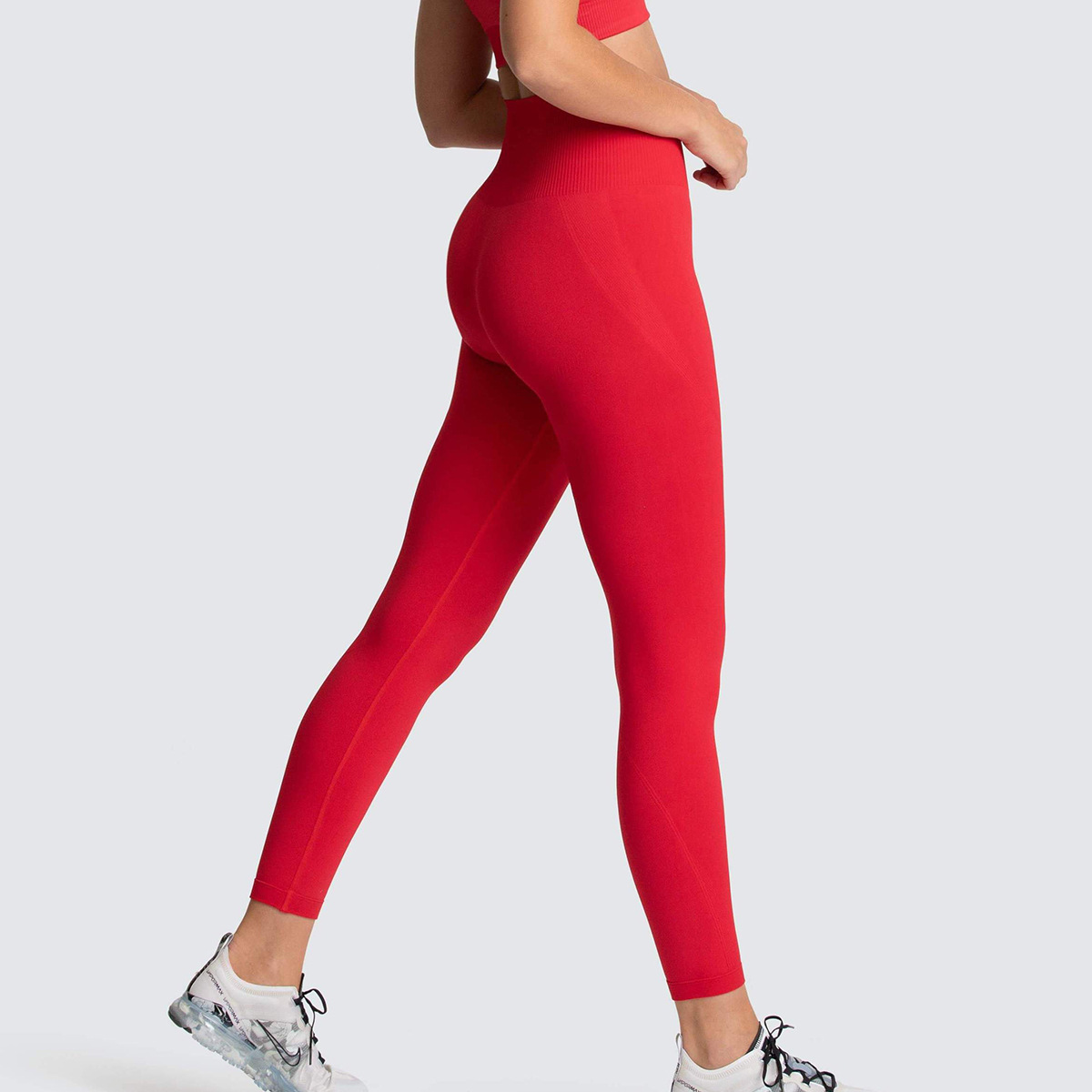 seamless solid color breathable quick-drying fitness pants  NSNS12226